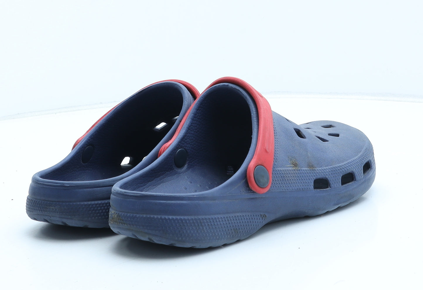 Preworn Mens Blue Synthetic Slip On Sandal UK 5