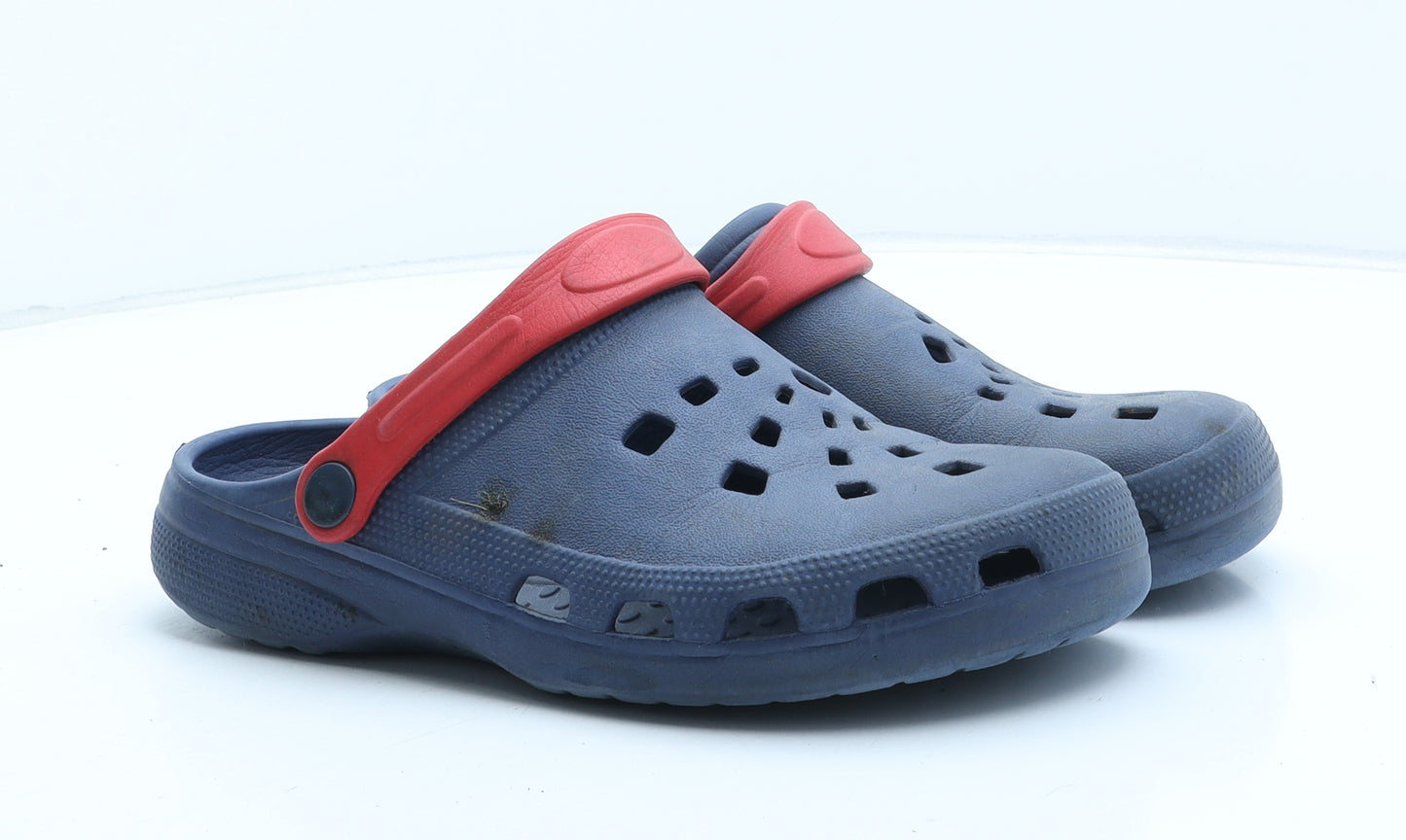 Preworn Mens Blue Synthetic Slip On Sandal UK 5