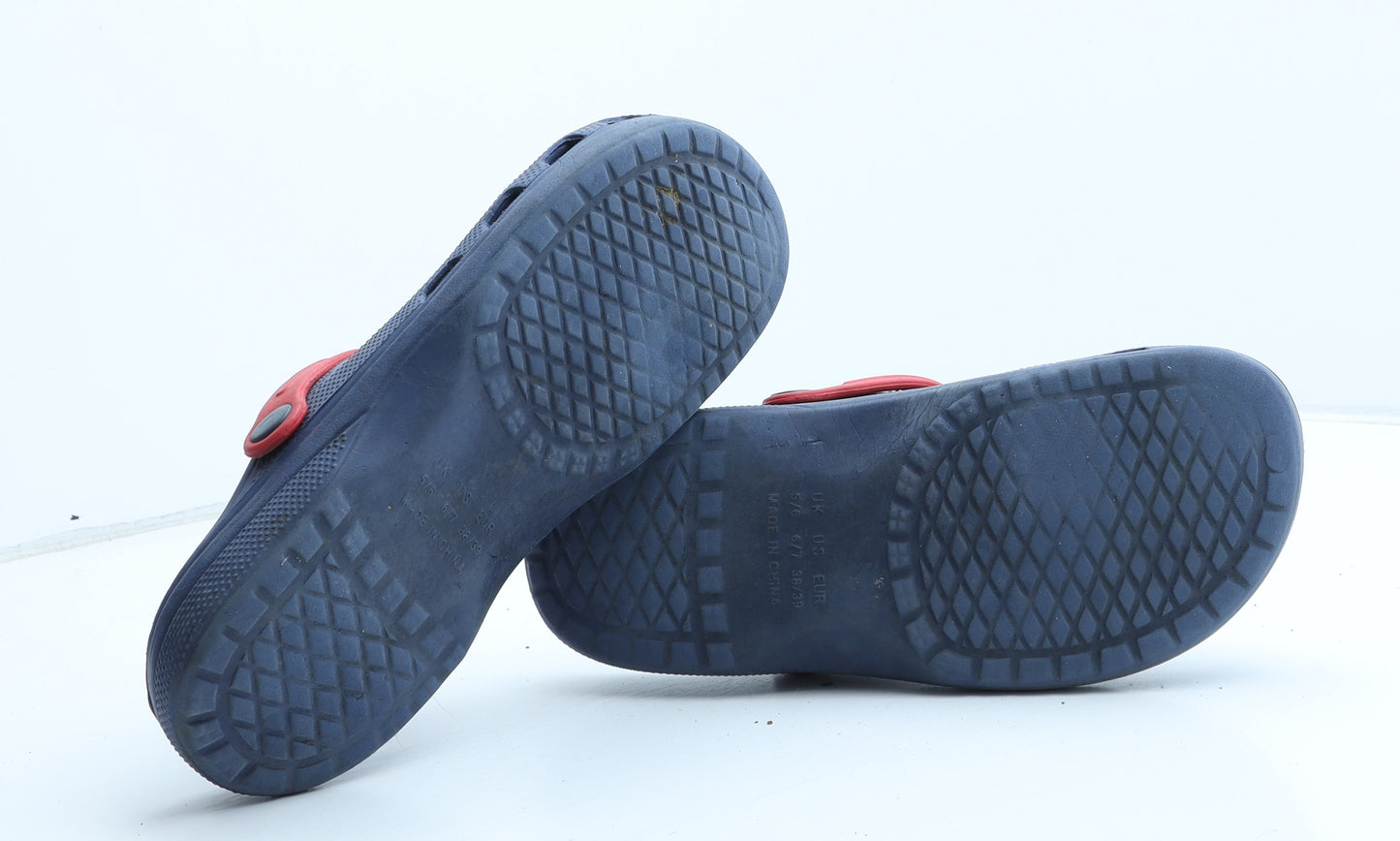 Preworn Mens Blue Synthetic Slip On Sandal UK 5