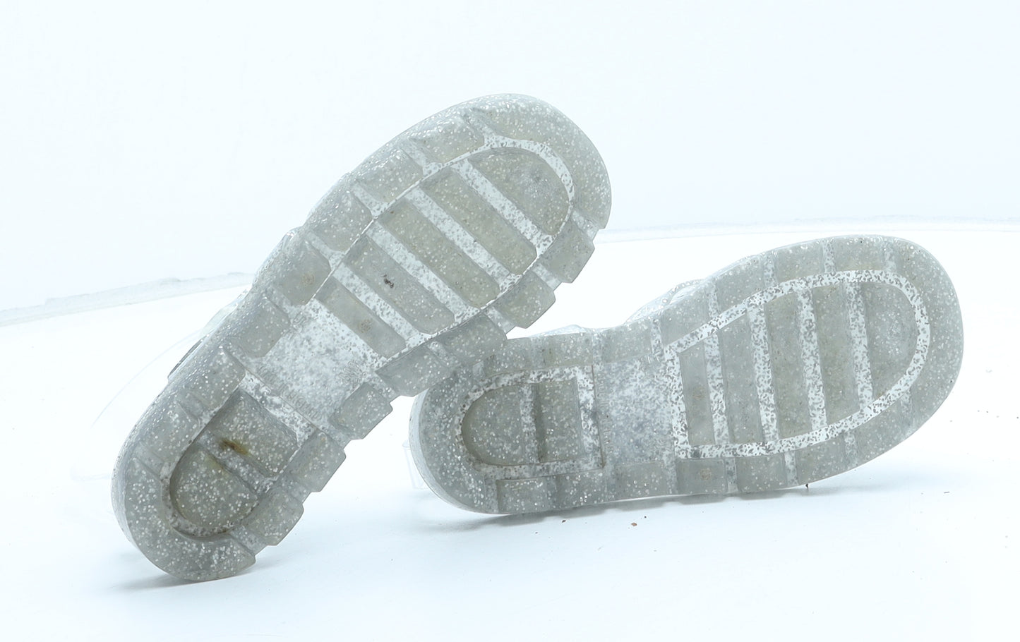 NEXT Girls Silver Synthetic Fisherman Sandal UK 11