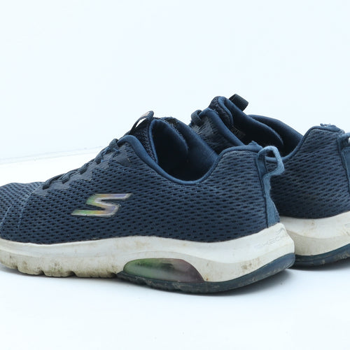 Skechers Womens Blue Synthetic Trainer UK