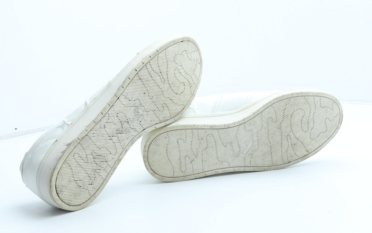 River Island Womens White Synthetic Trainer UK