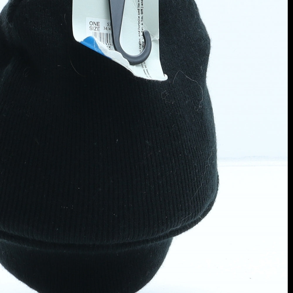 Fortnite Boys Black Acrylic Beanie One Size