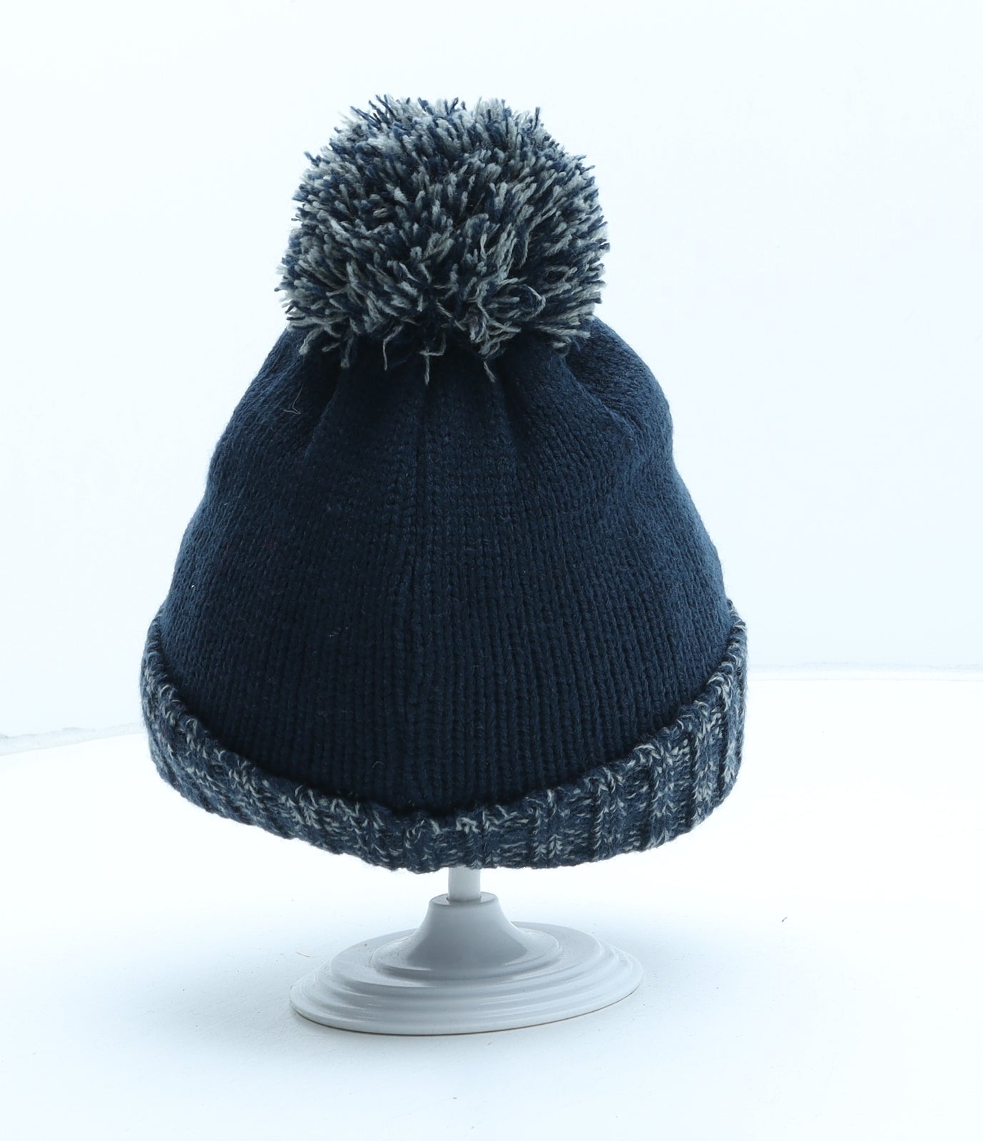 Trespass Boys Blue Acrylic Bobble Hat One Size - UK Size 5-7 Years