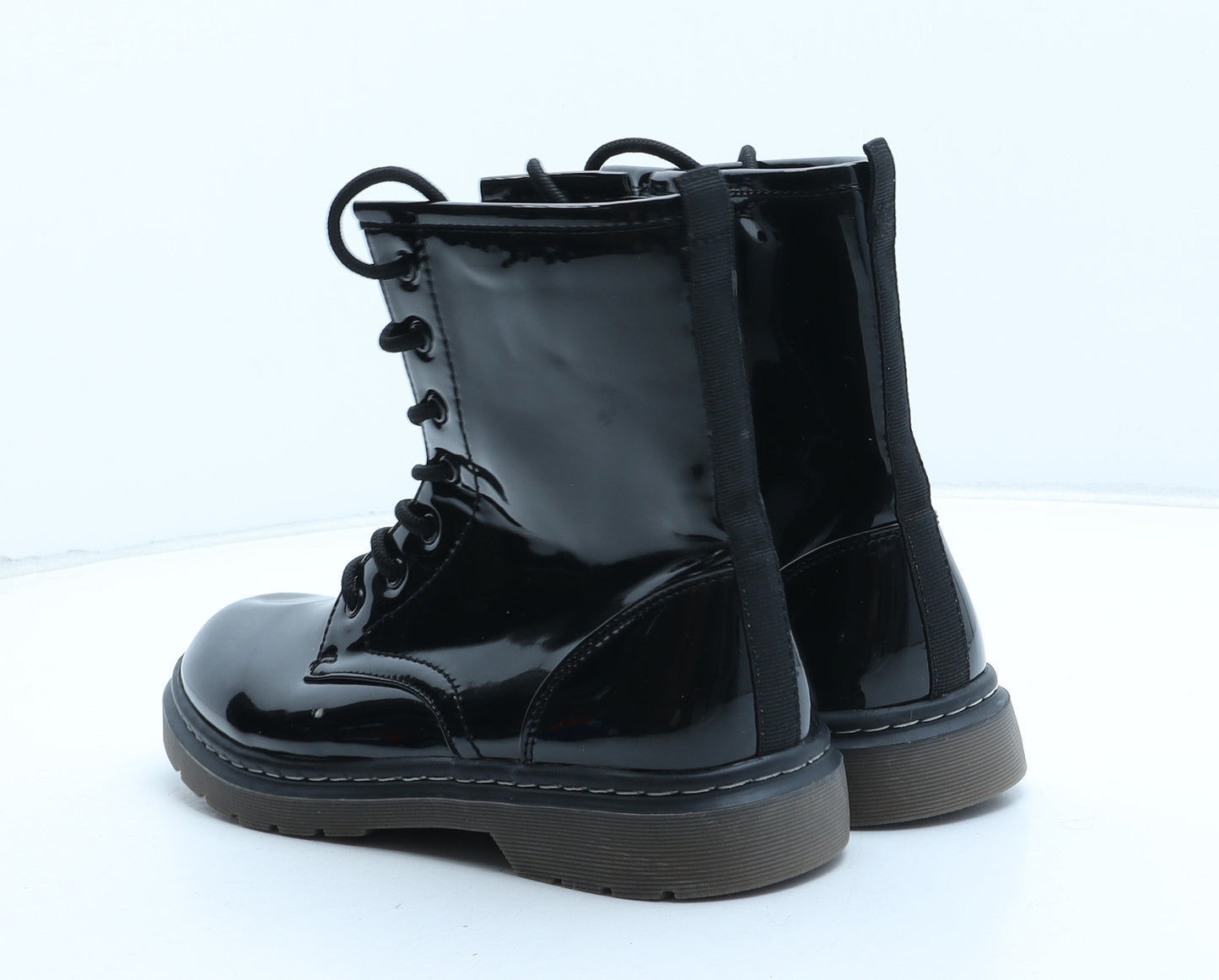 Dunnes Stores Womens Black Synthetic Biker Boot UK