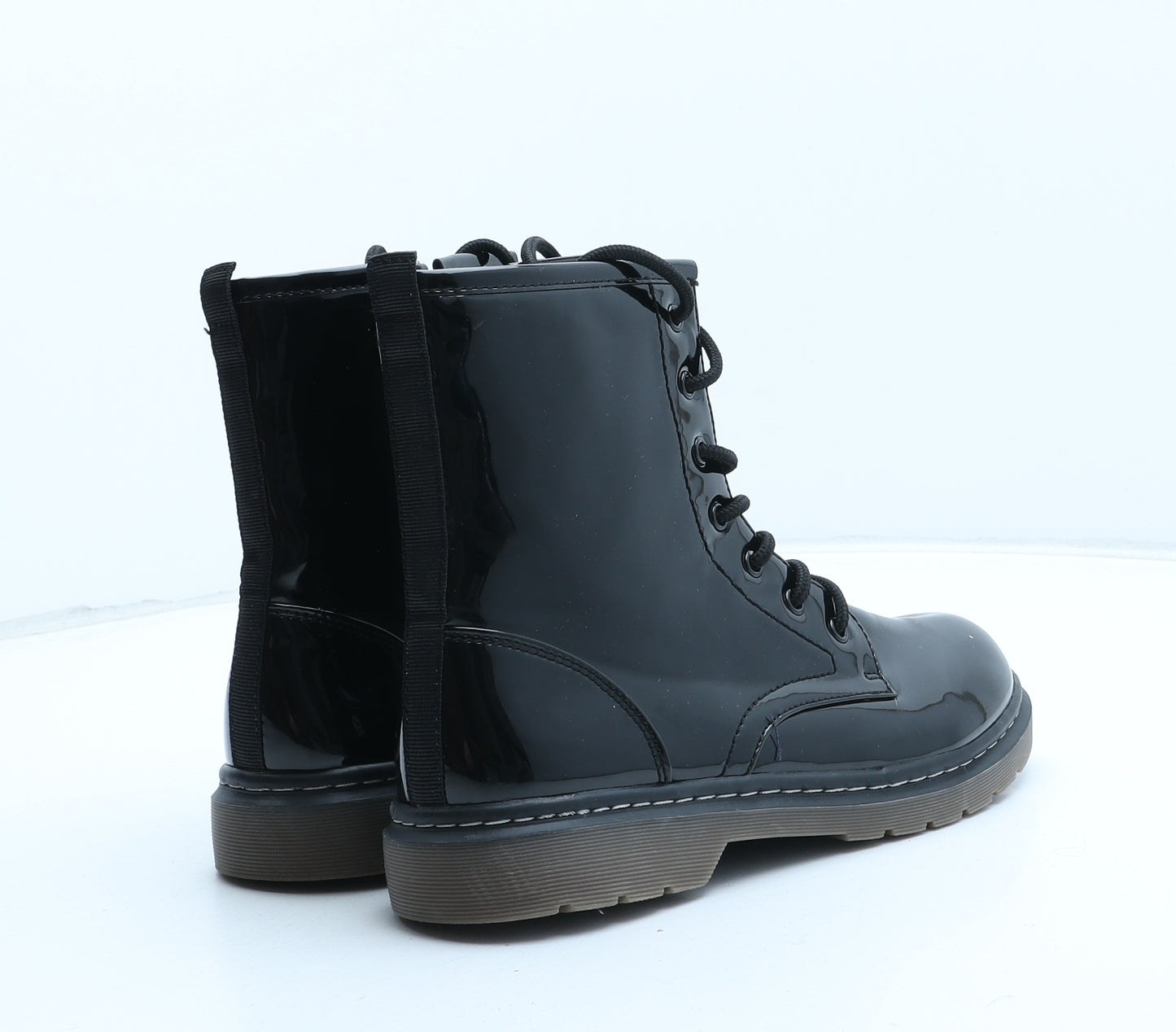 Dunnes Stores Womens Black Synthetic Biker Boot UK