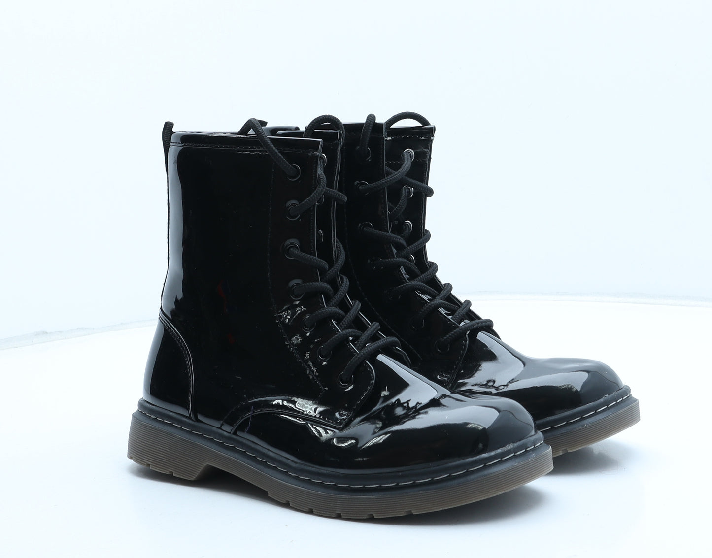 Dunnes Stores Womens Black Synthetic Biker Boot UK