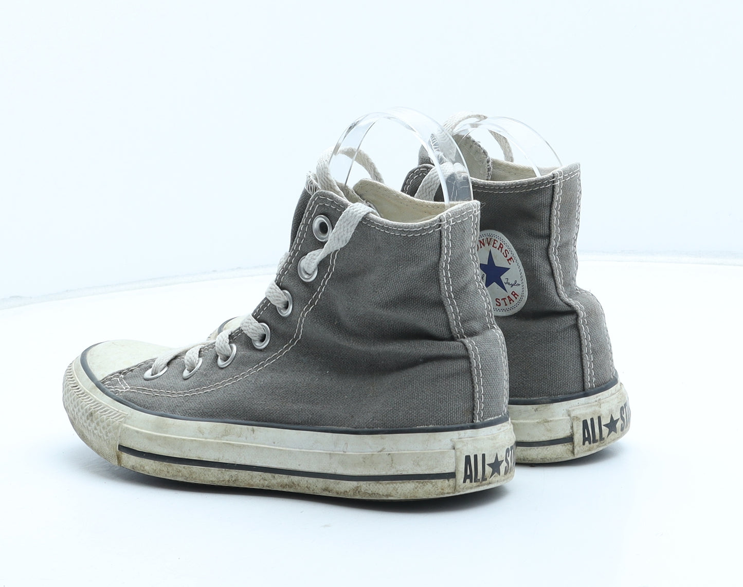 Converse Womens Grey Synthetic Trainer UK - All Star