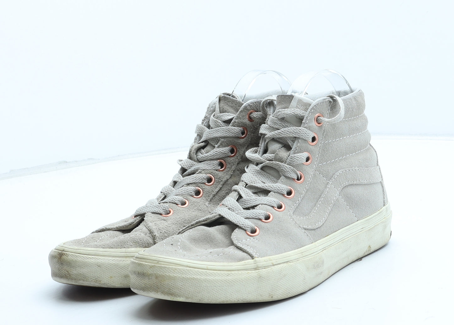 VANS Womens Beige Synthetic Trainer UK - All Star