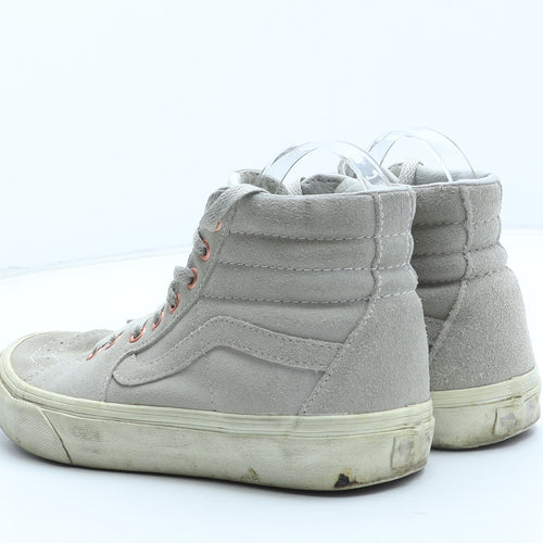 VANS Womens Beige Synthetic Trainer UK - All Star