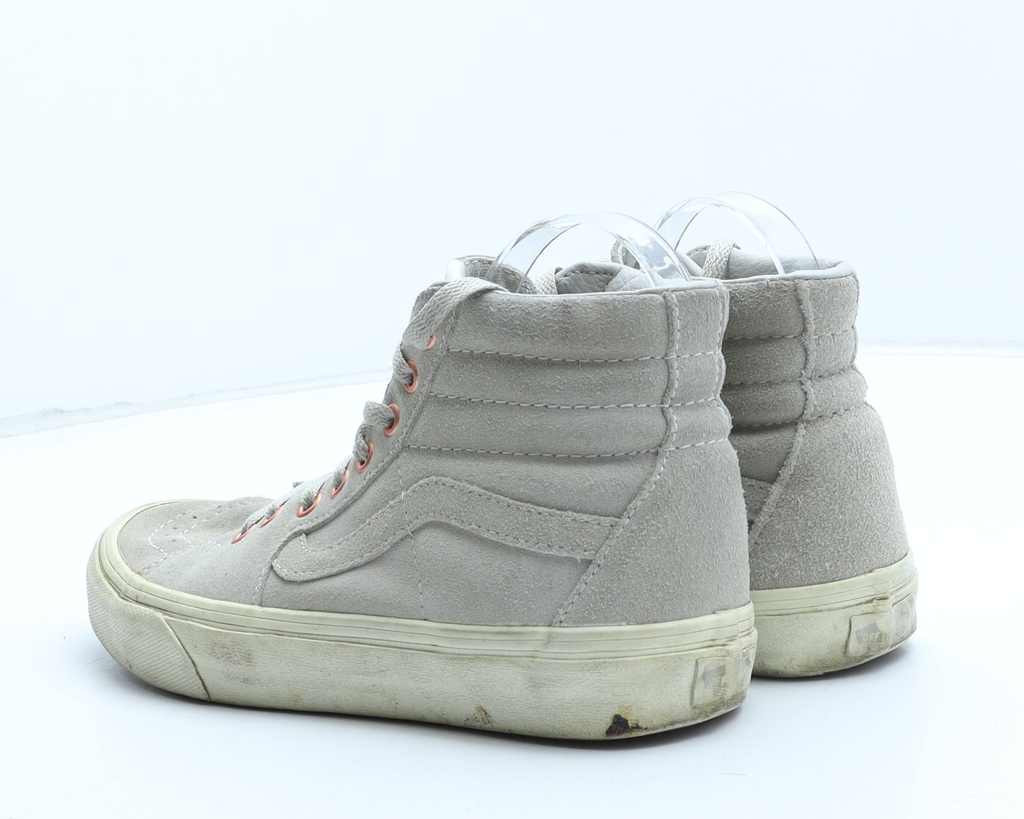 VANS Womens Beige Synthetic Trainer UK - All Star