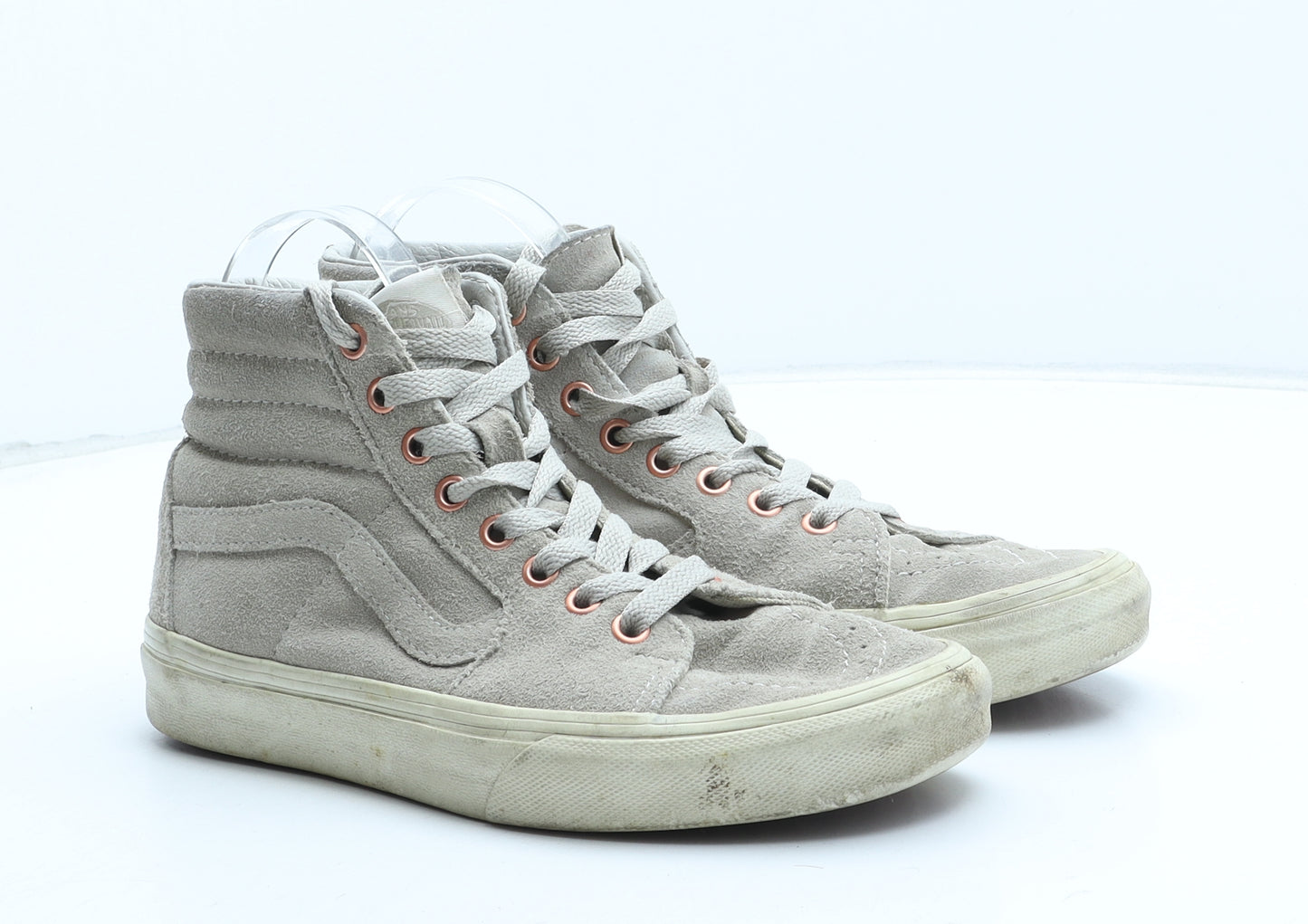 VANS Womens Beige Synthetic Trainer UK - All Star