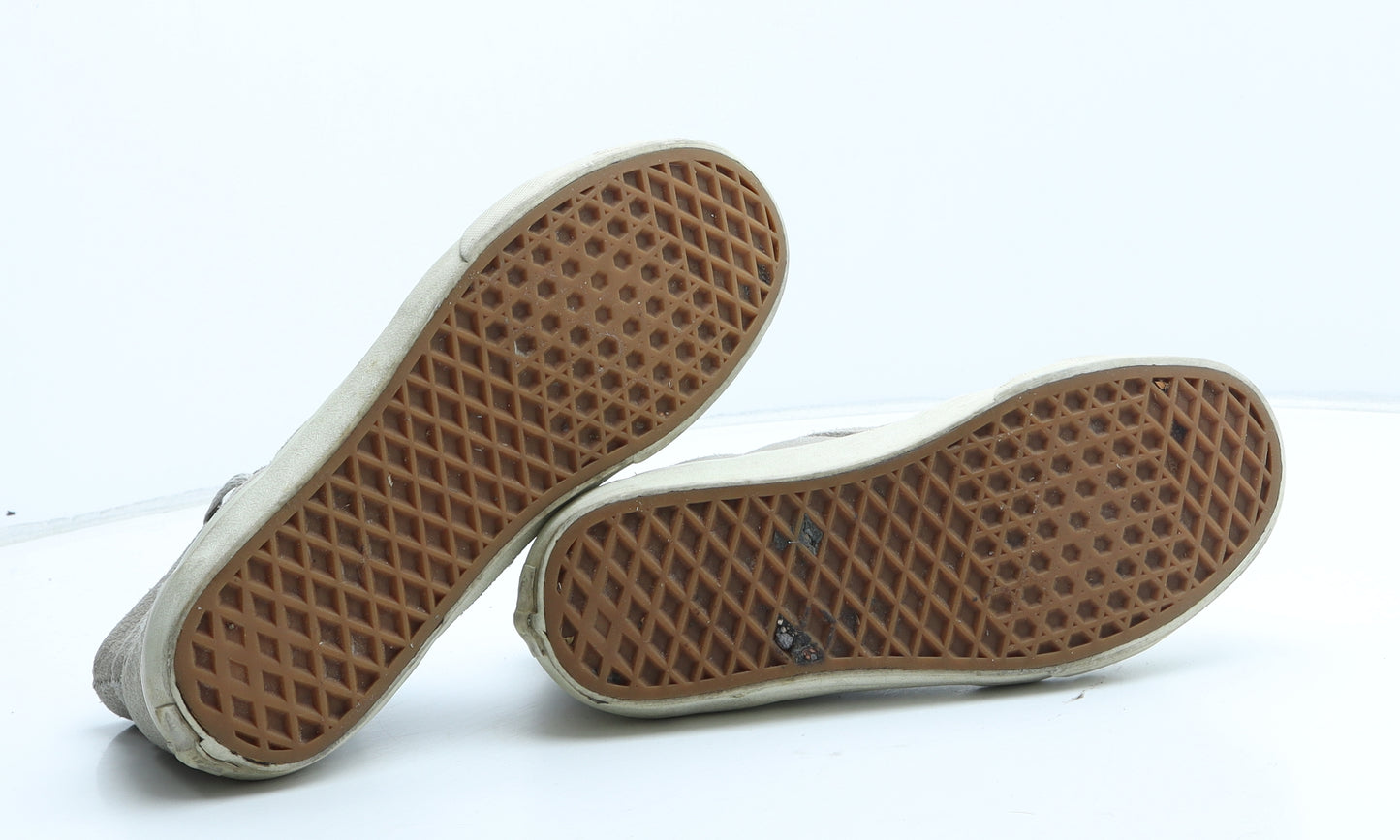 VANS Womens Beige Synthetic Trainer UK - All Star