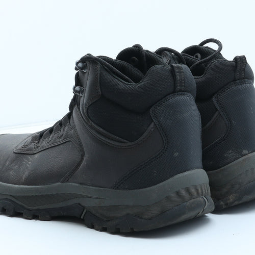F&F Mens Brown Synthetic Combat Boot UK 10