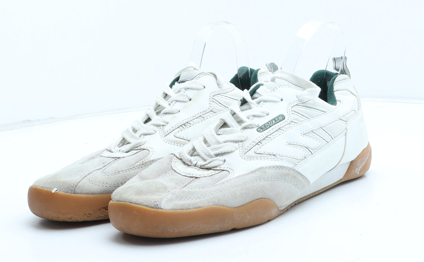 Hi-Tec Mens White Synthetic Trainer UK 10