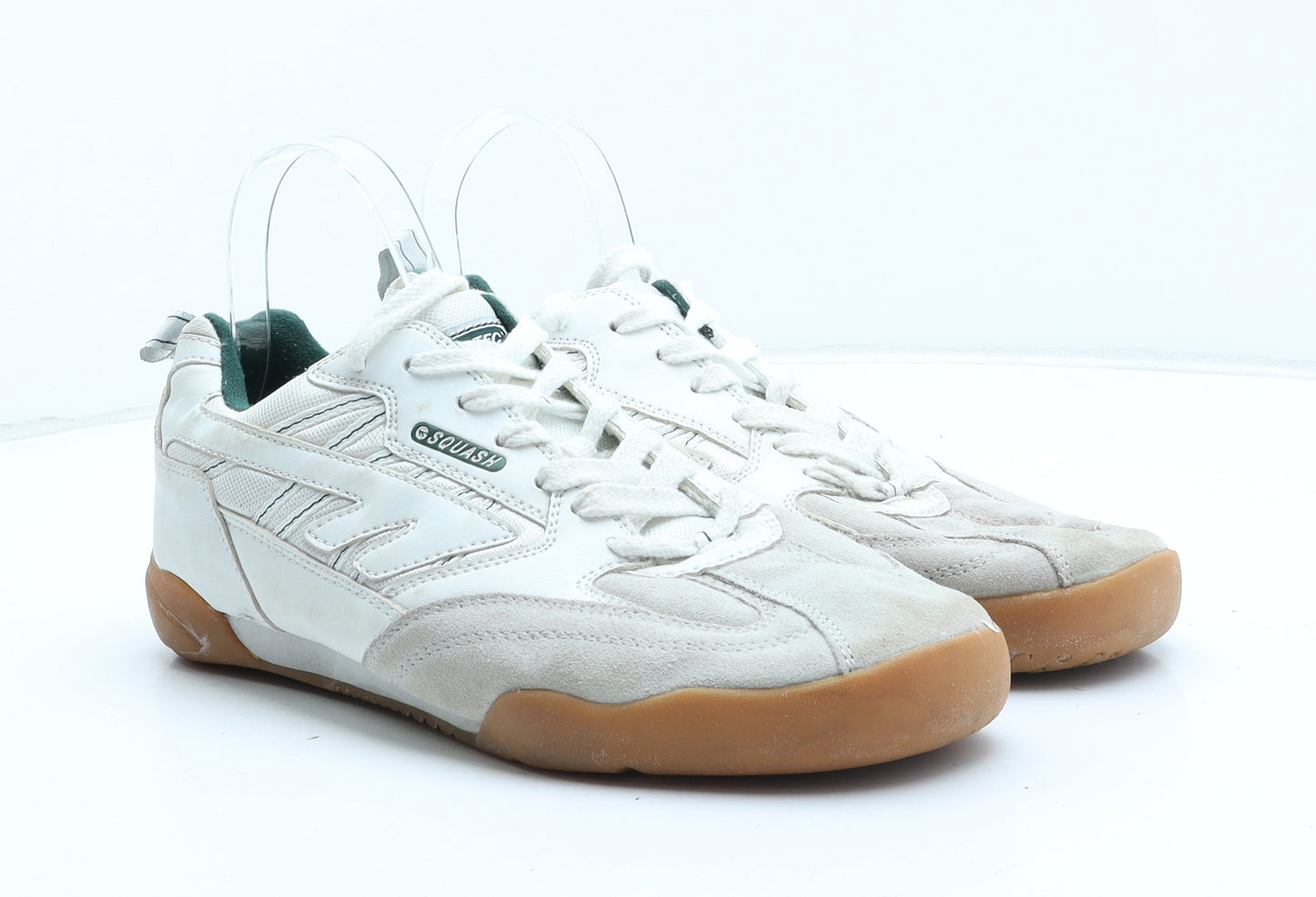 Hi-Tec Mens White Synthetic Trainer UK 10