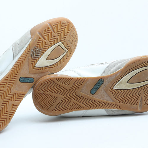 Hi-Tec Mens White Synthetic Trainer UK 10