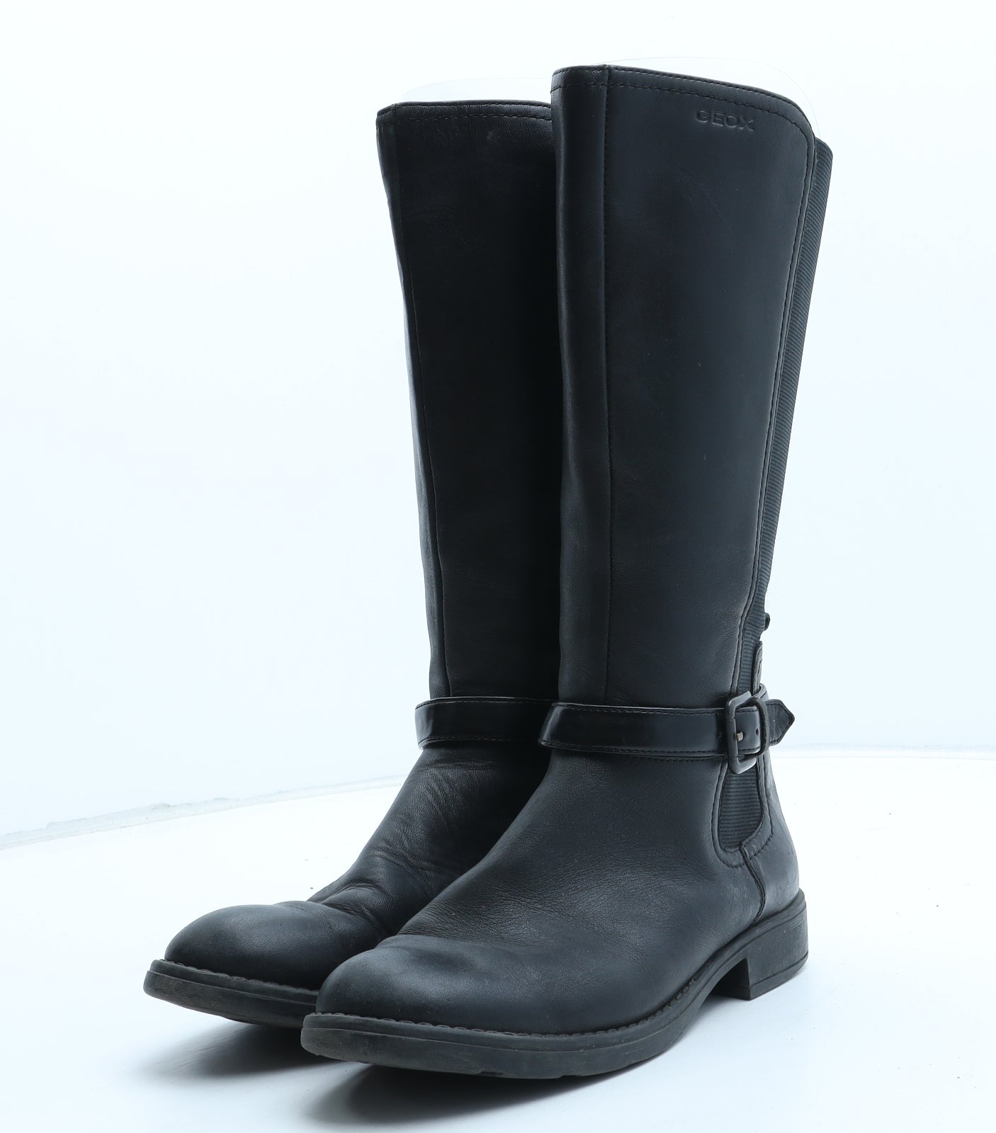 Geox Womens Black Synthetic Bootie Boot UK