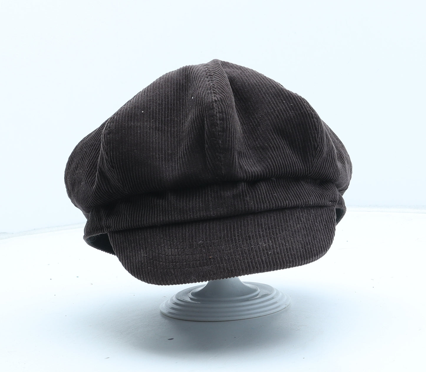 Preworn Womens Brown Cotton Peaked Cap One Size