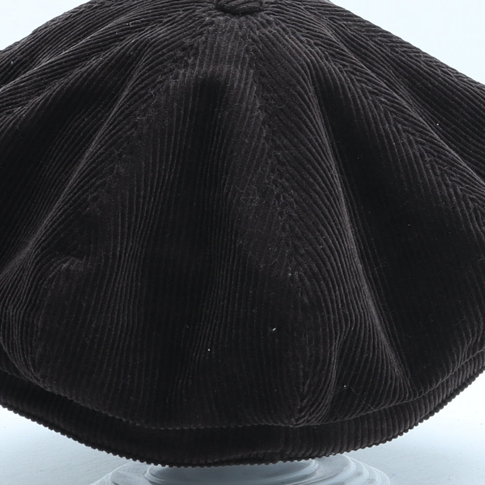 Preworn Womens Brown Cotton Peaked Cap One Size