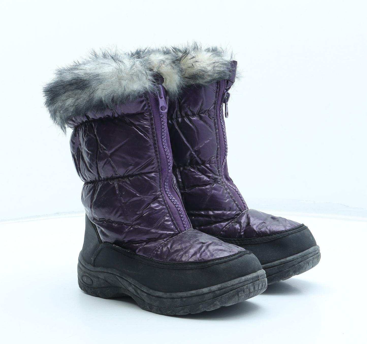 Reflex Girls Purple Synthetic Snow Boot Boot UK 1 33