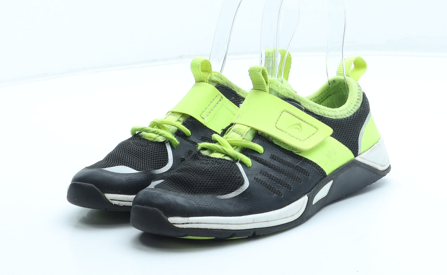 Clarks Boys Black Polyester Trainer UK 12