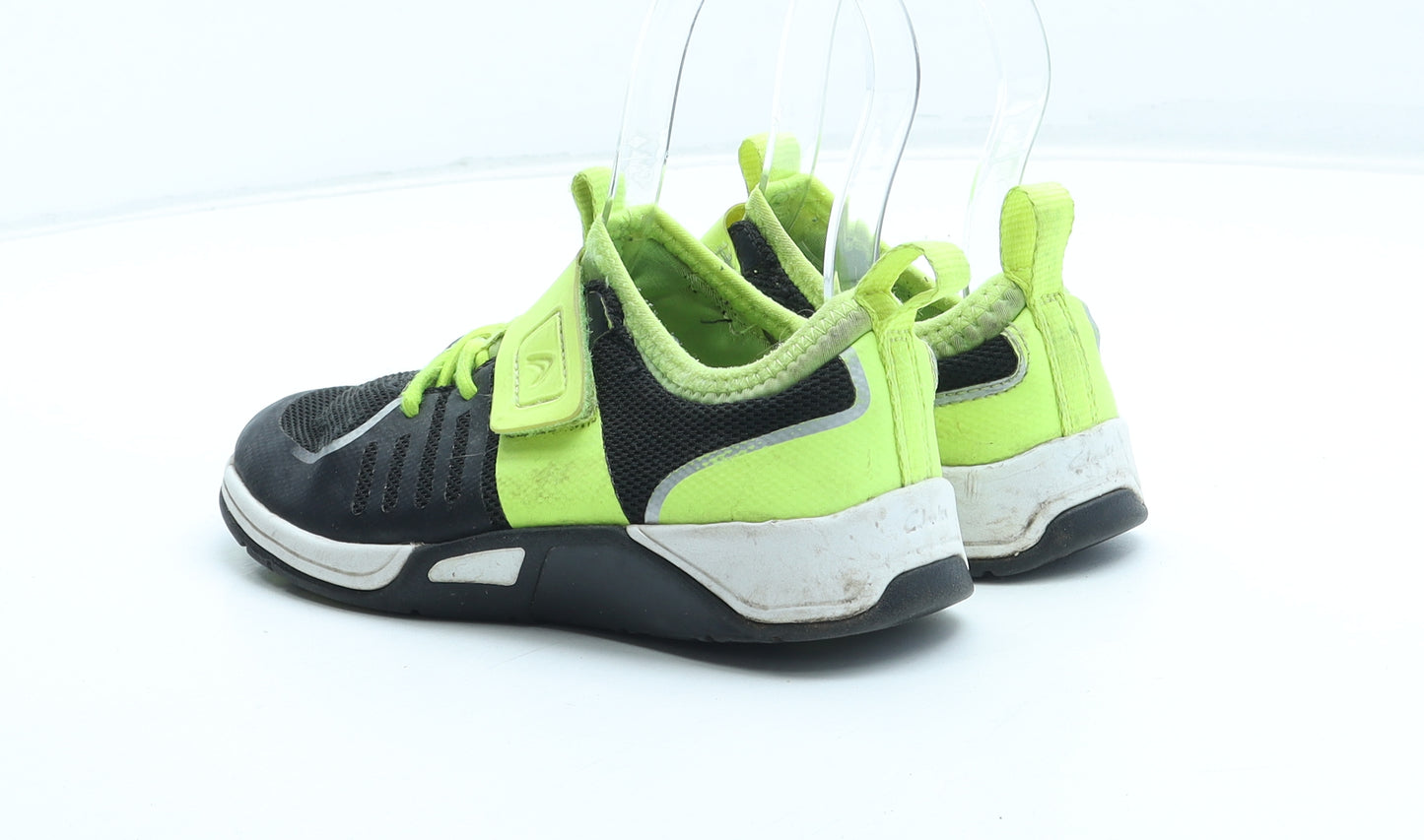 Clarks Boys Black Polyester Trainer UK 12