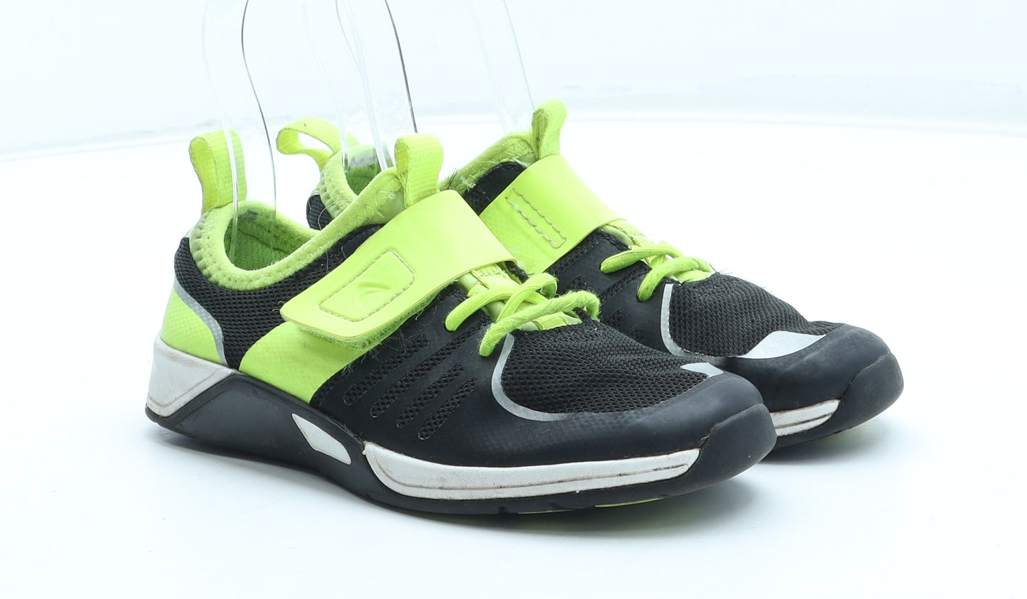 Clarks Boys Black Polyester Trainer UK 12