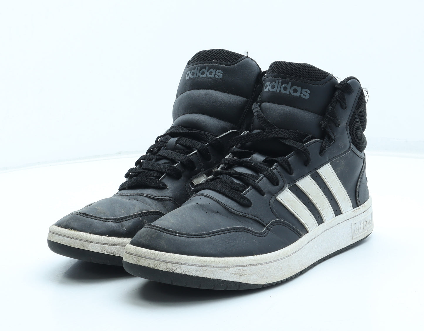 adidas Mens Black Polyurethane Trainer UK 8