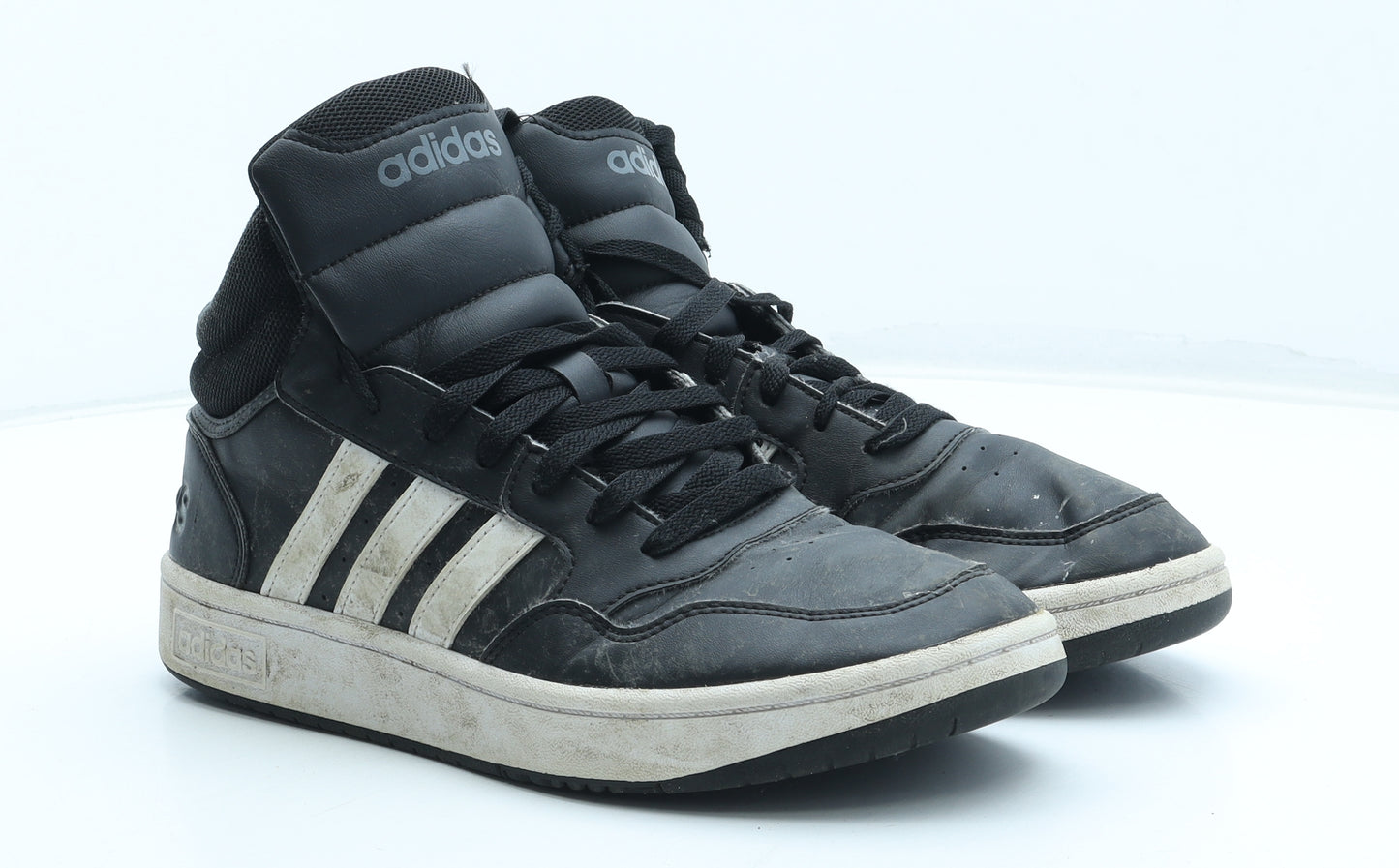 adidas Mens Black Polyurethane Trainer UK 8