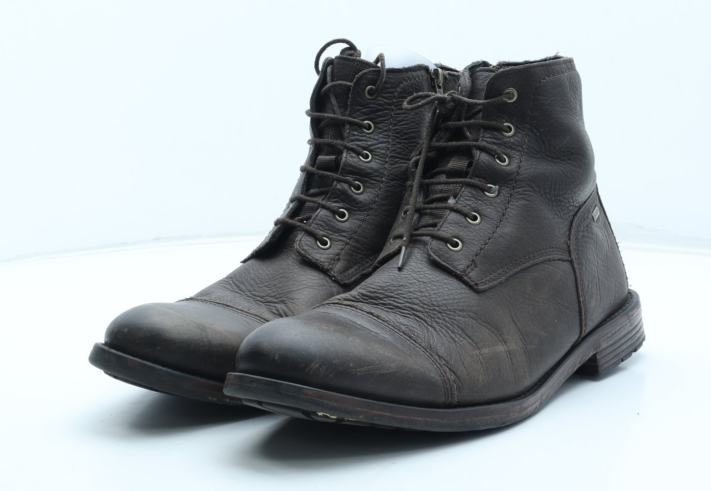 Clarks Mens Brown Leather Biker Boot UK 10