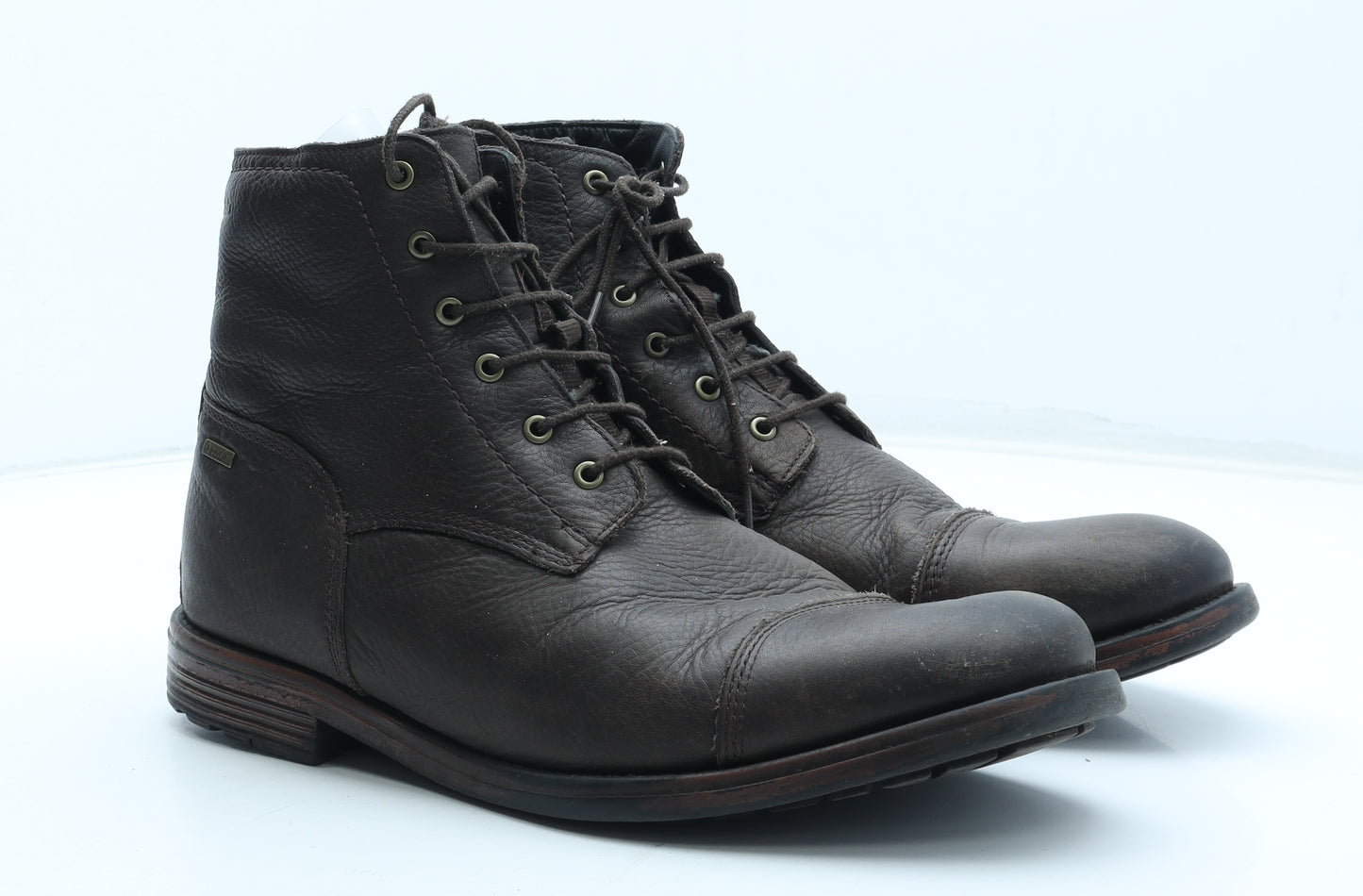 Clarks Mens Brown Leather Biker Boot UK 10