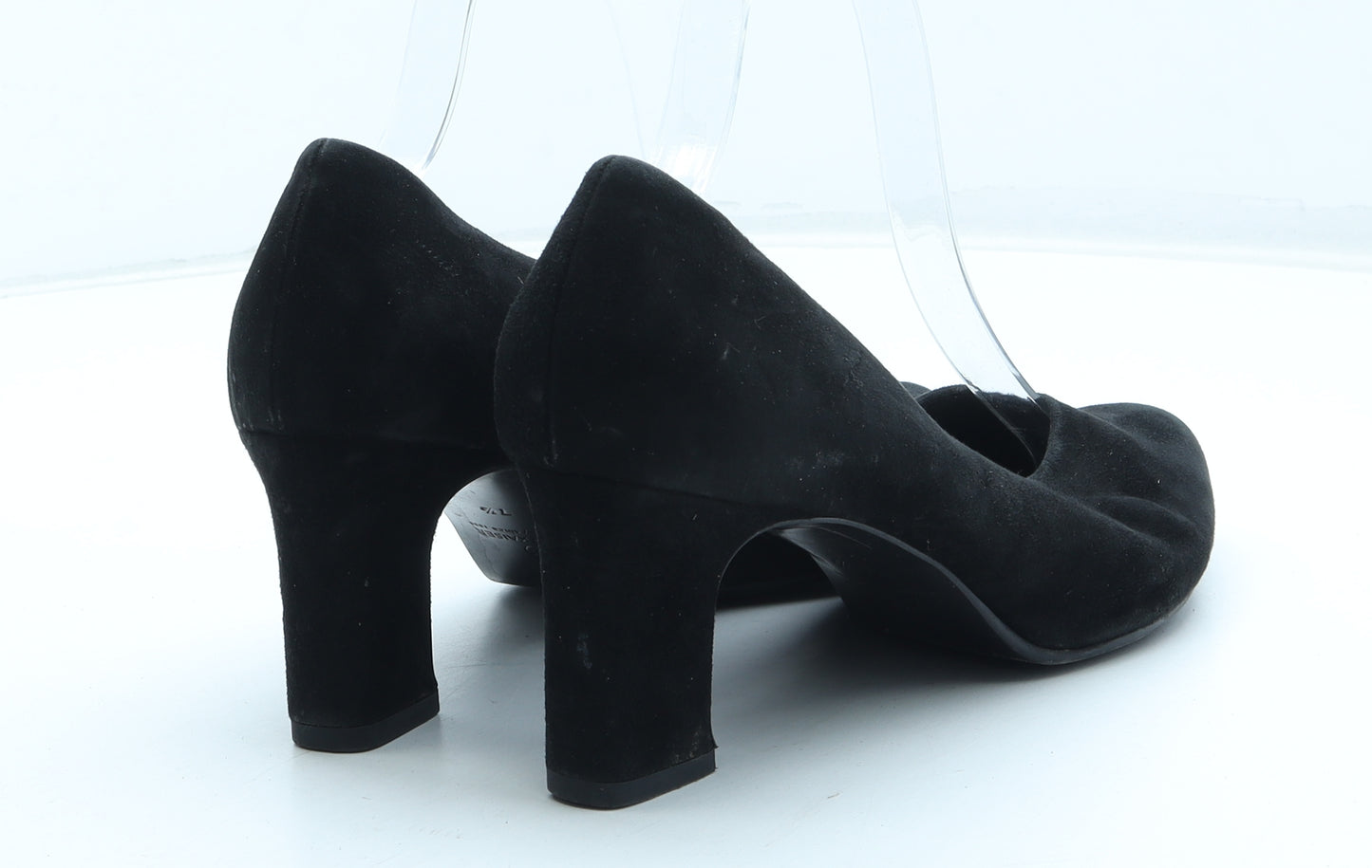 PETER KAISER Womens Black Leather Court Heel UK