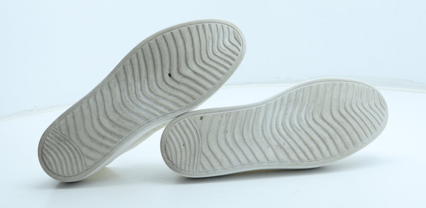 Primark Womens White Polyester Trainer UK