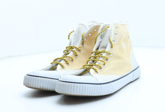 George Womens Yellow Synthetic Trainer UK