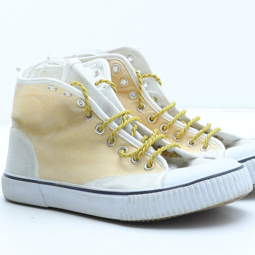 George Womens Yellow Synthetic Trainer UK