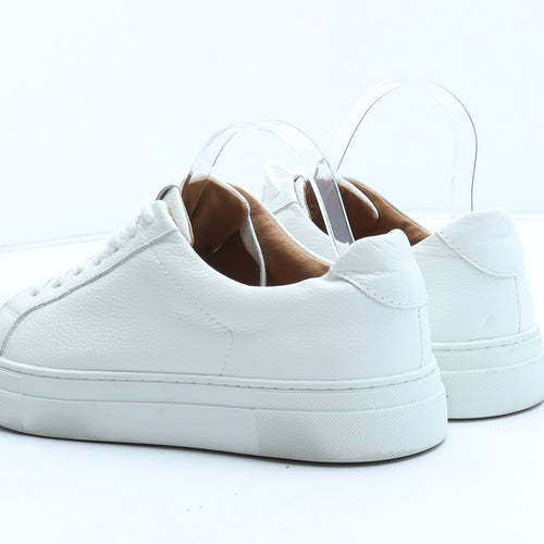 Autograph Mens White Synthetic Trainer UK 7