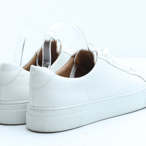 Autograph Mens White Synthetic Trainer UK 7