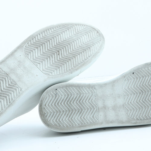 Autograph Mens White Synthetic Trainer UK 7