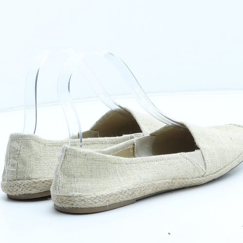 Primark Womens Gold Synthetic Flat UK