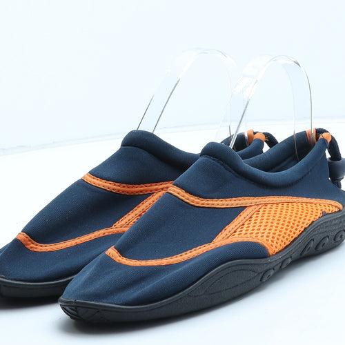 Donnay Womens Blue Colourblock Synthetic Slip On Casual UK - Aqua Shoes