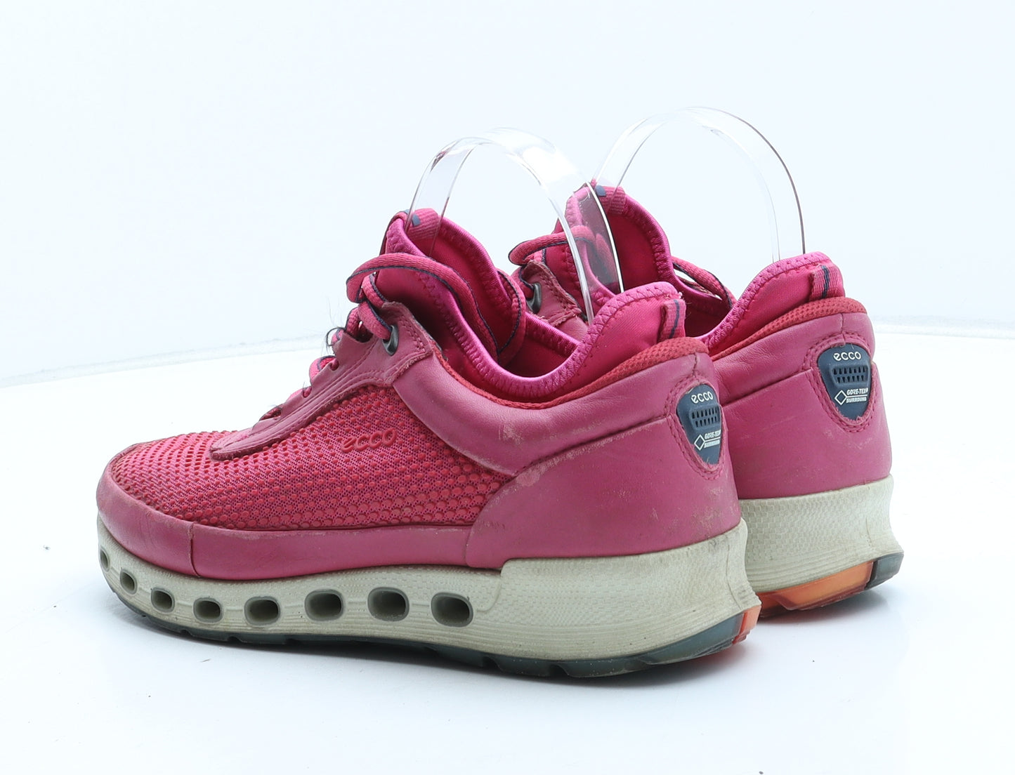 ECCO Womens Pink Synthetic Trainer UK