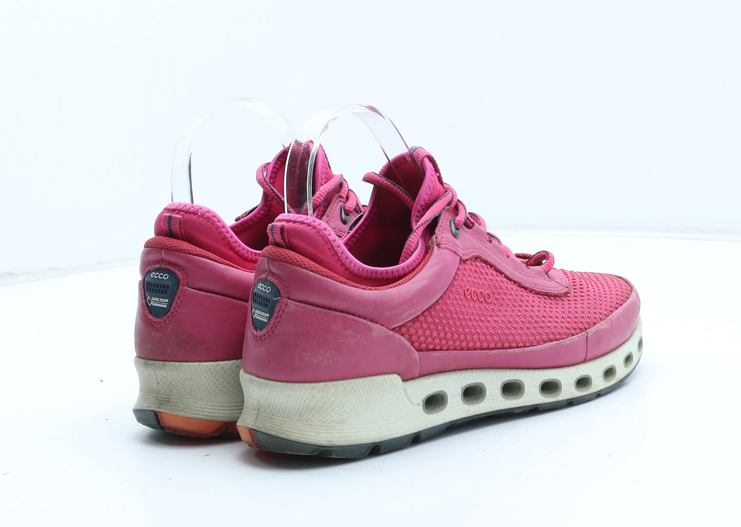 ECCO Womens Pink Synthetic Trainer UK