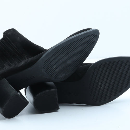 Gabor Womens Black Synthetic Chelsea Boot UK