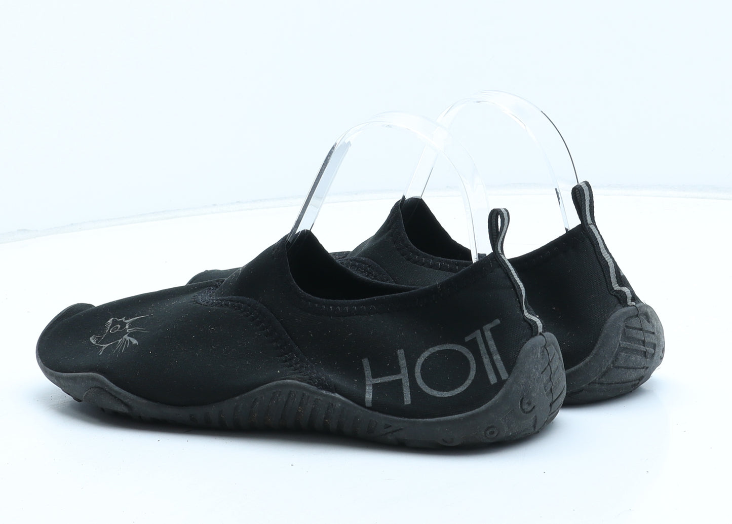 Hot Tuna Mens Black Synthetic Slip On Casual UK 8 - Aqua Shoes
