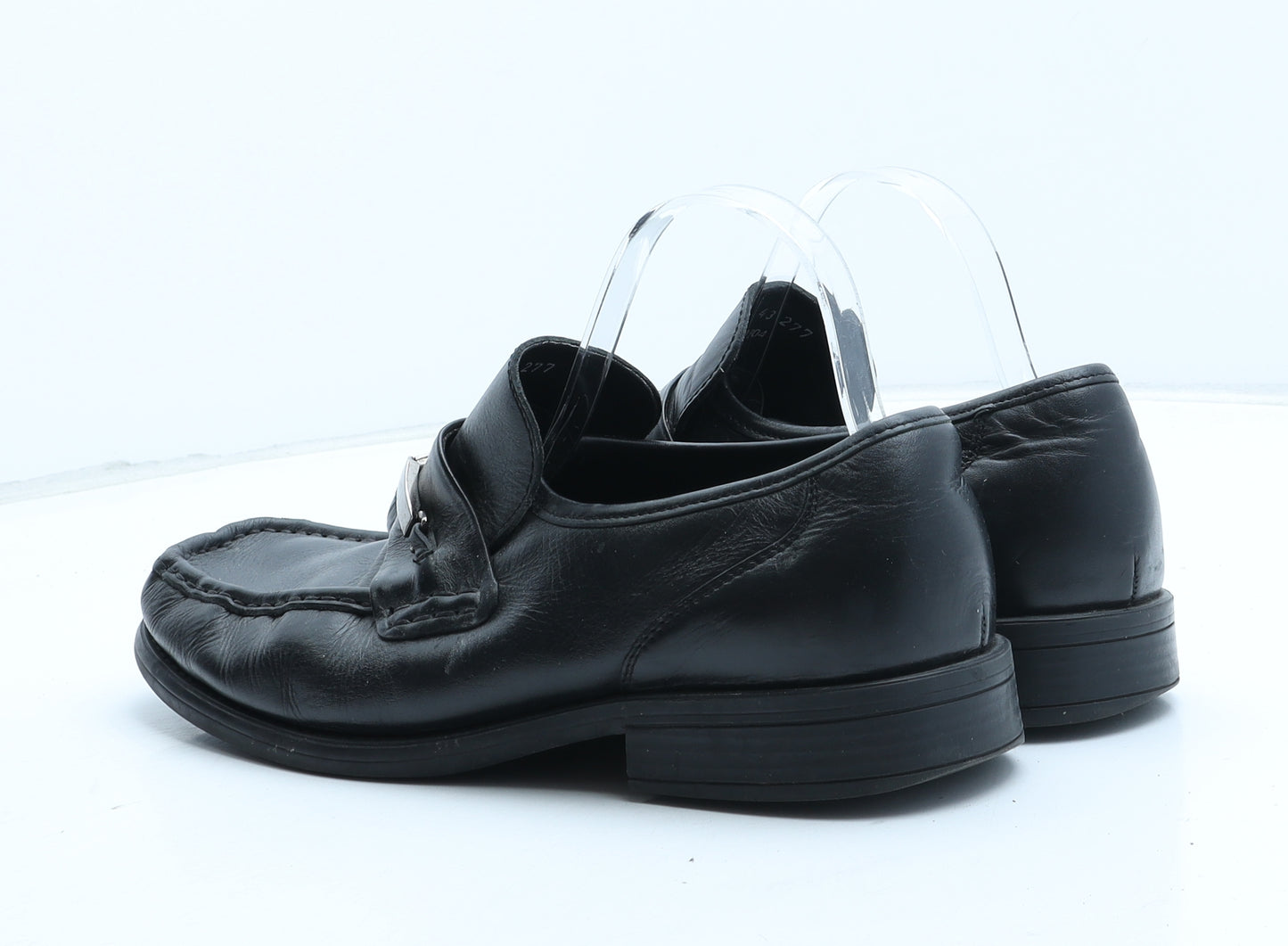 Hush Puppies Mens Black Synthetic Slip On Casual UK 9 43 - UK Size Estimated 9