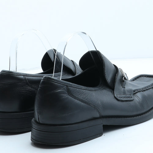 Hush Puppies Mens Black Synthetic Slip On Casual UK 9 43 - UK Size Estimated 9