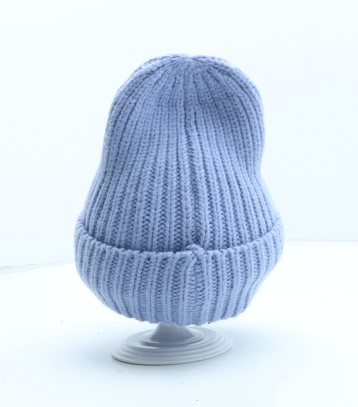 Primark Womens Blue Polyester Beanie One Size