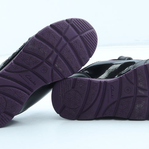 Clarks Girls Multicoloured Polyester Trainer UK 10