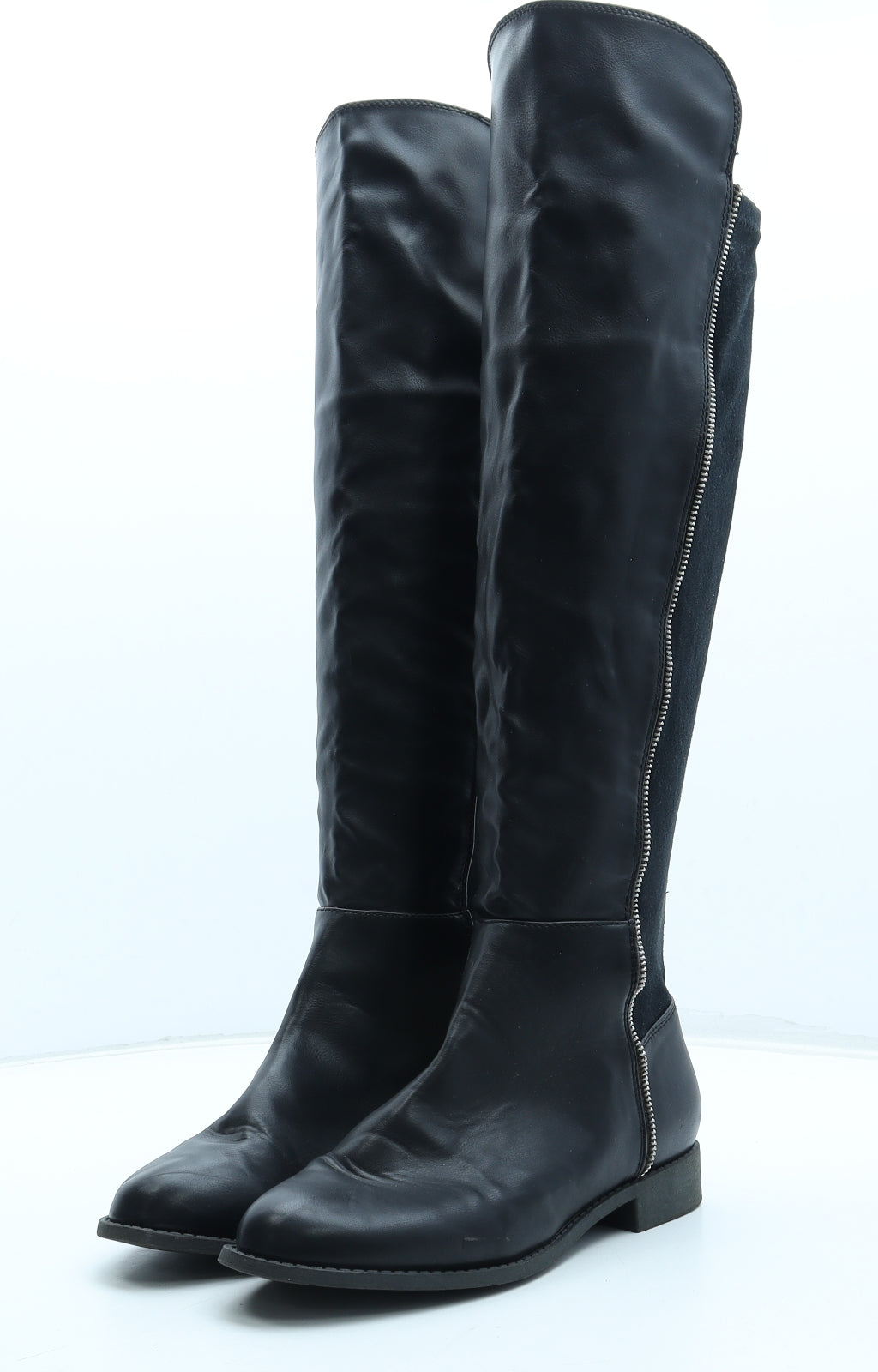 Matalan Womens Black Polyester Bootie Boot UK